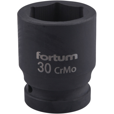 FORTUM Gépi dugókulcs 3/4″, normál, 6 lapú, 30 mm