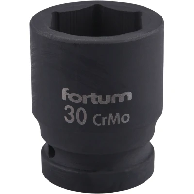 FORTUM Gépi dugókulcs 3/4″, normál, 6 lapú, 30 mm