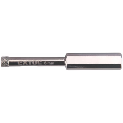 EXTOL Körkivágó üveghez, kerámiához és csempéhez, gyémánt szemcsés,  6 mm