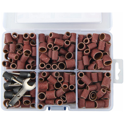 EXTOL Mini csiszoló készlet, 3,2 mm-es befogás (350 részes)