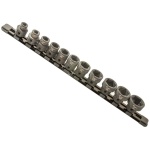 Gépi dugókulcs készlet 1/2" colos 6 lapú, 11 darabos, extra rövid
