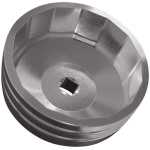Olajszűrő leszedő dugókulcs, 14-lapos, 3/8", 74-es