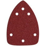 EXTOL Csiszolópapír delta csiszológéphez, 6 lyukas - 97×140 mm P 40 (10 db)