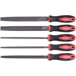 EXTOL Reszelő készlet 200 mm, TPR markolat, közepes, 5 darabos