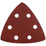 EXTOL Csiszolópapír delta csiszológéphez, 6 lyukas – 93×93 mm P180 (20 db)