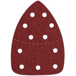 EXTOL Csiszolópapír delta csiszológéphez, 11 lyukas - 105×149 mm P 40 (10 db)
