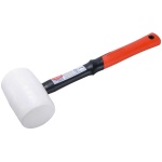 EXTOL Gumikalapács üvegszálas nyéllel, fehér gumi, 80 mm, 910 g
