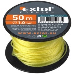 EXTOL Kőműves zsinór, sodort; PE, 1,7mm×50m, sárga, orsón