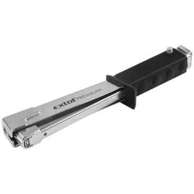 EXTOL Tűzőkalapács, krómozott (profi), 10,6 mm kapocshoz