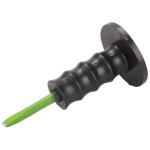 EXTOL Laposvéső, műanyag kézvédővel; 200mm, 12 mm széles vágóél (12 mm szár)