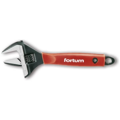 FORTUM Állítható villáskulcs 200 mm / 8", 0-38 mm