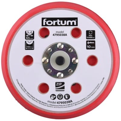 FORTUM Pneumatikus rotációs (excenter) csiszoló 150 mm tartalék talp