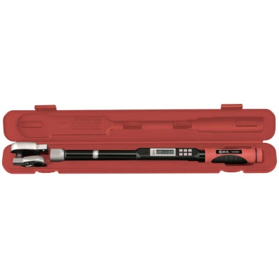 Digitális nyomatékkulcs cserélhető fejjel, 100Nm, 3/8" és 1/2"