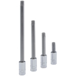 GENIUS Torx (külső) bit dugókulcs foglalatban, T-25-ös, 45mm, 1/4"
