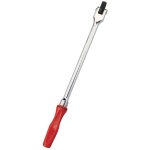 GENIUS Csuklós hajtókar dugókulcshoz 1/2" - 620 mm, műanyag markolattal