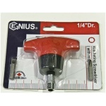 GENIUS Racsnis bit T-hajtó, 1/4", 250mm