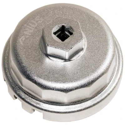 GENIUS Olajszűrő leszedő dugókulcs, 14-lapos, 3/8", 64.5-ös, Toyota - Lexus, 6/8hengeres