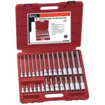 GENIUS Imbusz dugókulcs készlet 3/8" és 1/2" metrikus 28 darabos