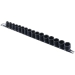 GENIUS Gépi dugókulcs készlet 3/8" metrikus 6 lapú 7-22 mm 16 darabos, normál