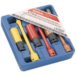 GENIUS Légkulcsfej+szár készlet, metrikus 1/2", 6 darabos