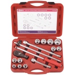 GENIUS Dugókulcs készlet 3/4" metrikus 6 lapú 22-50 mm, 15 részes, normál
