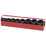 GENIUS Gépi dugókulcs készlet 3/8" metrikus 6 lapú 8-19 mm 8 darabos, normál