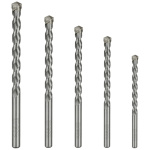 INGCO Kőzetfúró készlet 5 részes 4-10 mm hengeres