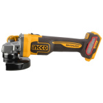 INGCO Akkus sarokcsiszoló 115 mm szénkefe nélküli 20 V (akku és töltő nélkül) - Image 3