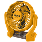 INGCO Akkus ventilátor 180 mm 20 V (akku és töltő nélkül)