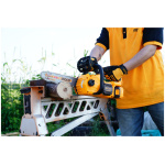 INGCO Akkus láncfűrész 300 mm szénkefe nélküli 20 V (2 x 4,0 Ah akku + töltő) - Image 7