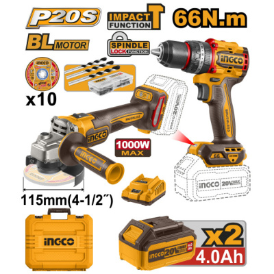 INGCO Akkus erőcsomag 20 V