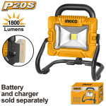 INGCO Akkus LED reflektor 1800 Lm 20 V (akku és töltő nélkül)