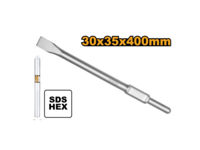 INGCO Lapos vésőszár 30 x 400 mm SDS-Hex