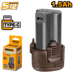 INGCO Akkumulátor 2,0 Ah 12 V