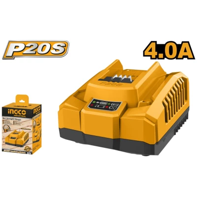 INGCO Akkumulátor töltő 4,0 A 20 V