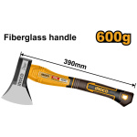 INGCO Balta 600 g üvegszálas nyél