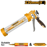 INGCO Kittkinyomó pisztoly 230 mm zárt alu - Image 2
