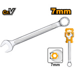 INGCO Csillag-villáskulcs 7 mm / 110 mm CrV