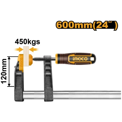 INGCO Gyorscsavarszorító 120 x 600 mm