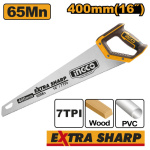 INGCO Rókafarkú fűrész 400 mm/7 TPI