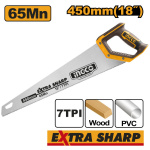 INGCO Rókafarkú fűrész 450 mm/7 TPI