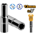 INGCO Hosszú dugókulcs 1/2" 13 mm CrV - Image 2