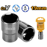 INGCO Dugókulcs 1/2" 19 mm CrV