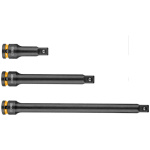 INGCO Gépi dugókulcs toldószár készlet 1/2" 75, 150, 250 mm (3 db)