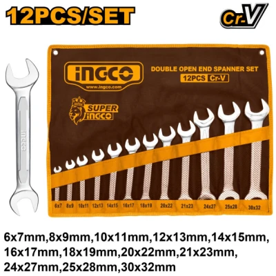 INGCO Villáskulcs készlet 8 részes 6-32 mm CrV