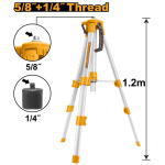 INGCO Háromlábú lézerállvány 1,2 m 1/4" 5/8"