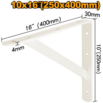 INGCO Polctartó konzol 250 x 400 mm erősített