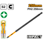 INGCO Impact bithegy PH2 x 250 mm - Image 2