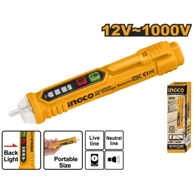 INGCO Fáziskereső érintésmentes mérés 12-1000 V-ig szigetelt