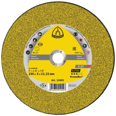 KLINGSPOR vágókorong 180x3,0x22,23 - A 24 Extra